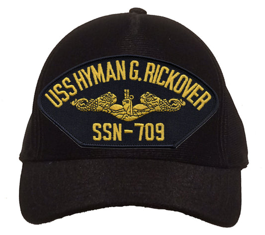 USS Hyman G Rickover SSN-709 Gold Dolphins Cap
