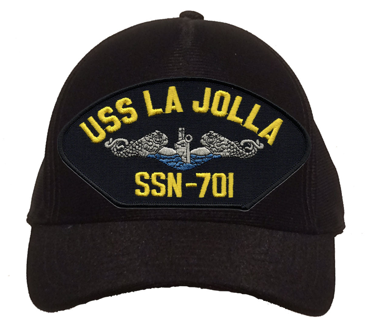 USS La Jolla SSN-701 Blue Water (Silver Dolphins) Cap