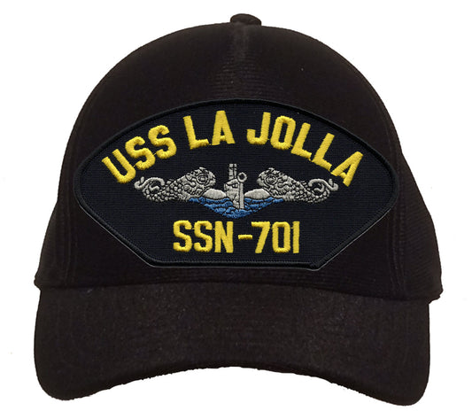USS La Jolla SSN-701 Blue Water (Silver Dolphins) Cap