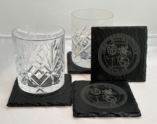 USS Enterprise CVN-65 Slate Coaster (Two (2) per pack)
