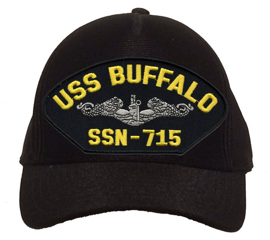 USS Buffalo SSN-715 Silver Dolphins Cap