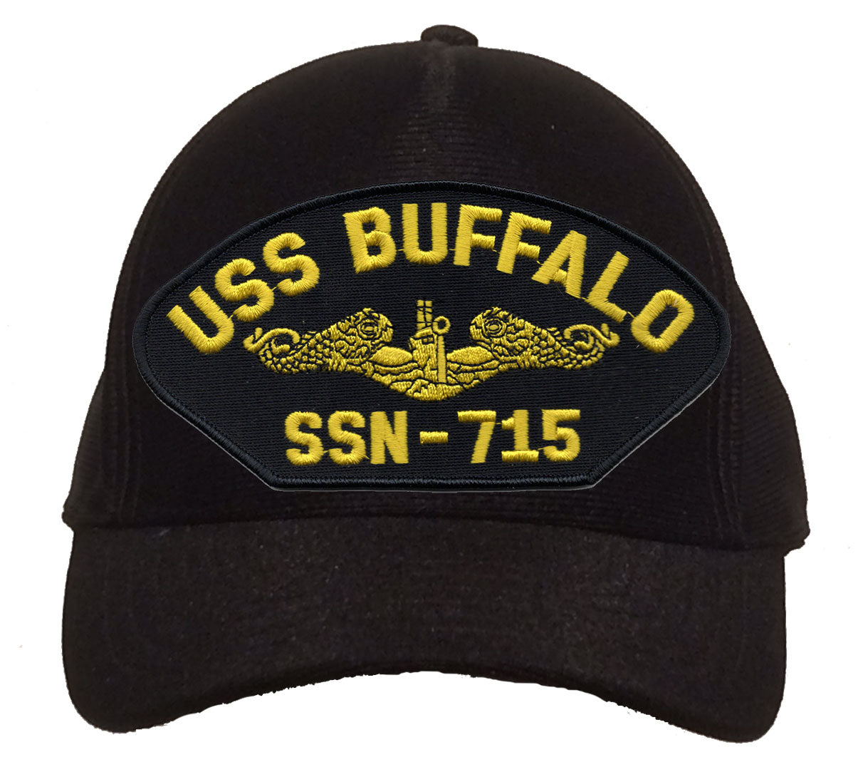 USS Buffalo SSN-715 Gold Dolphins Cap
