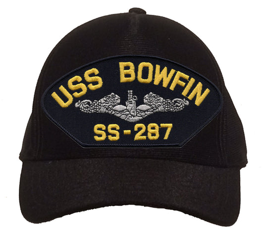 USS Bowfin SS-287 Silver Dolphins Cap
