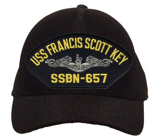 USS Francis Scott Key SSBN-657 Silver Dolphins Cap
