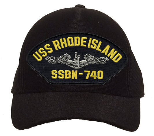 USS Rhode Island SSBN-740 Silver Dolphins Cap