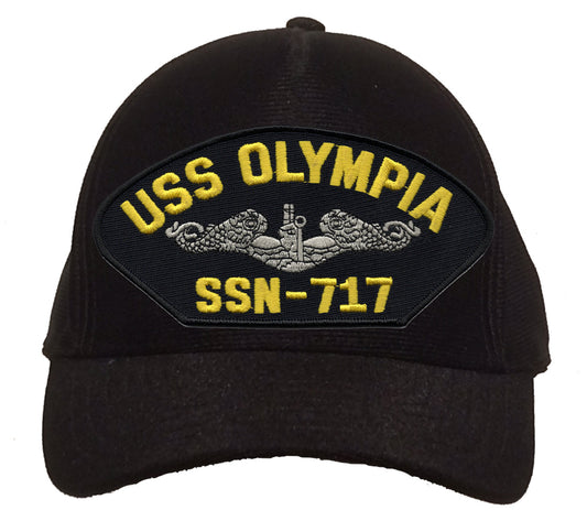 USS Olympia SSN-717 Silver Dolphins Cap