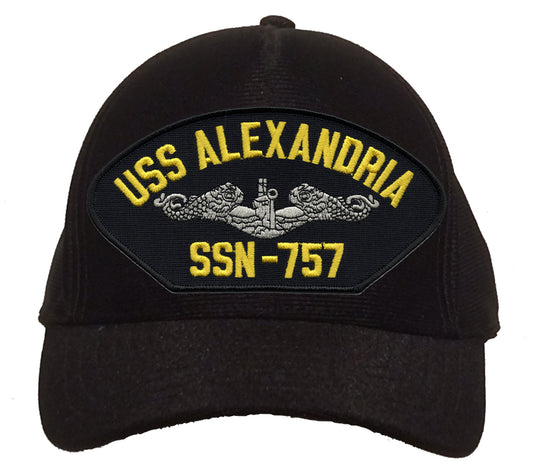 USS Alexandria SSN-757 Silver Dolphins Cap
