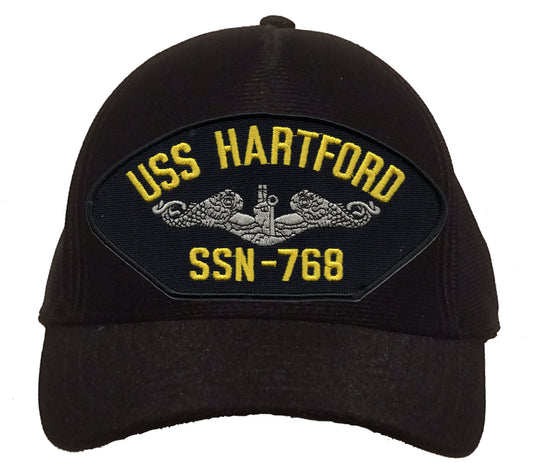 USS Hartford SSN-768 Silver Dolphins Cap