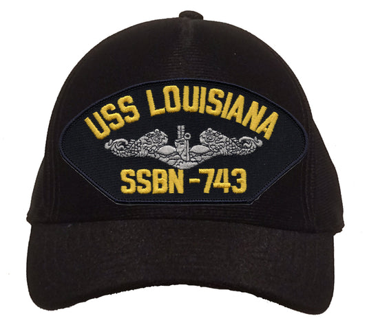USS Louisiana SSBN-743 Silver Dolphins Cap