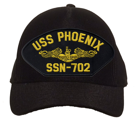 USS Phoenix SSN-702 Gold Dolphins Cap