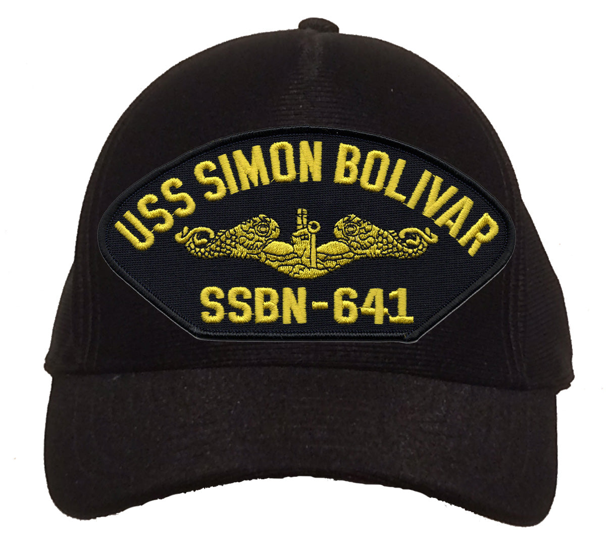 USS Simon Bolivar SSBN-641 Gold Dolphins Cap