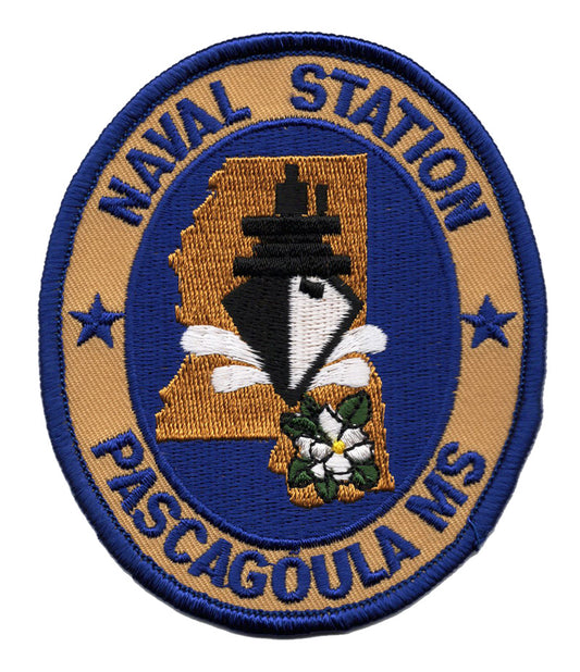 Naval Air Station Pascagoula MS Iron On Patch