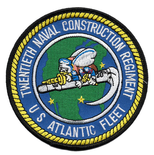 20th Naval Construction Regiment Iron On Patch
