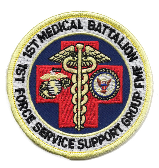 1st Medical Battalion Iron On Patch