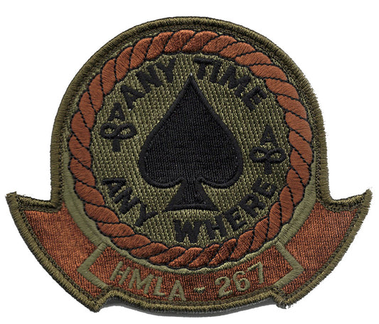 HMLA-267 Any Time Any Where Hook and Loop Patch