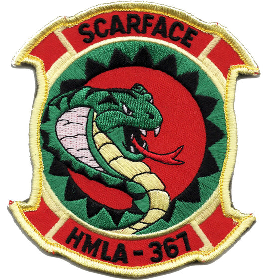 HMLA-367 Scarface Hook and Loop Patch