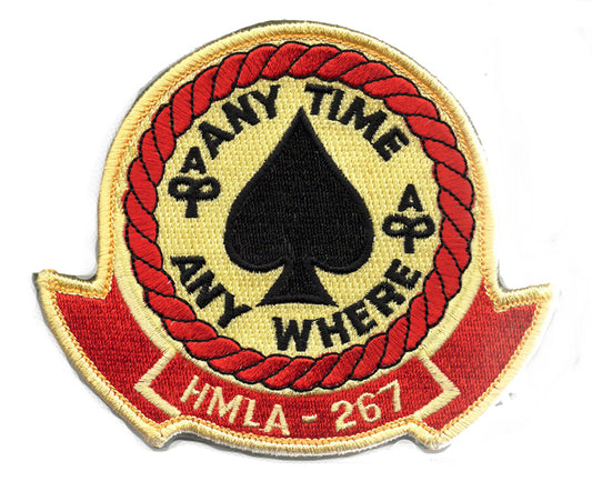 HMLA-267 Any Time Any Where Hook and Loop Patch