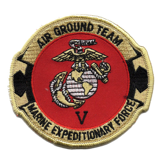 Marine Expeditionary Force Air Ground Team 5 Iron On Patch