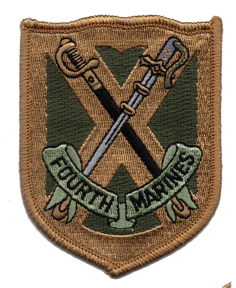 4th Marines Iron On Patch
