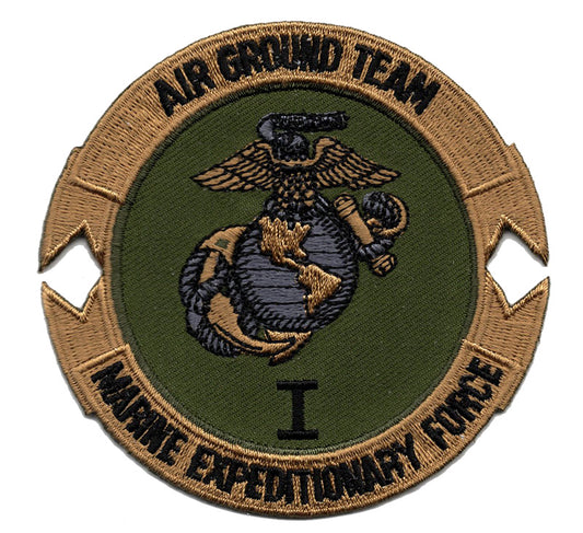 Marine Expeditionary Force Air Ground Team Iron On Patch