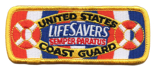 United States Coast Guard Life Savers Iron On Patch