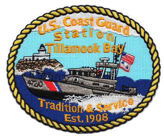 USCG Station Tillamook Bay Iron On Patch