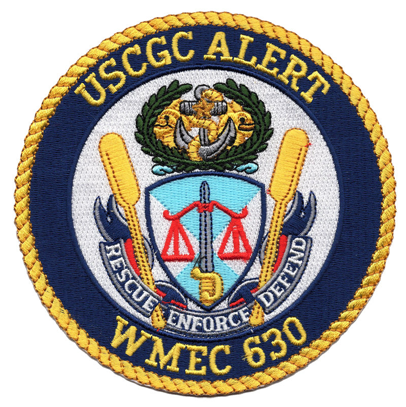USCGC Alert WMEC 630 On Patch