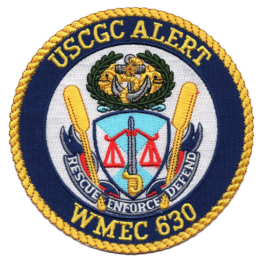 USCGC Alert WMEC 630 On Patch