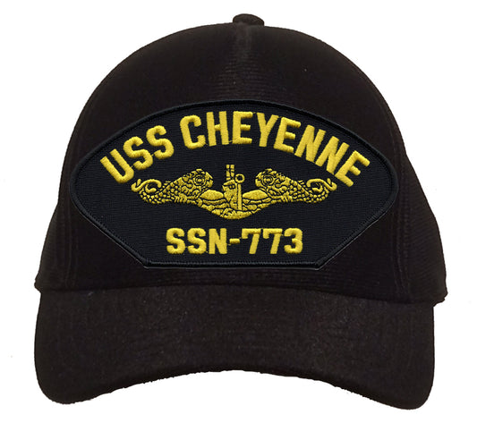 USS Cheyenne SSN-773 Gold Dolphins Cap