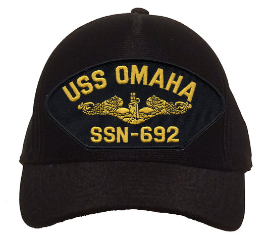 USS Omaha SSN-692 Gold Dolphins Cap