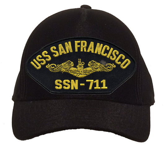USS San Francisco SSN-711 Gold Dolphins Cap