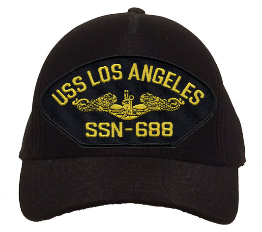 USS Los Angeles SSN-689 Gold Dolphins Cap