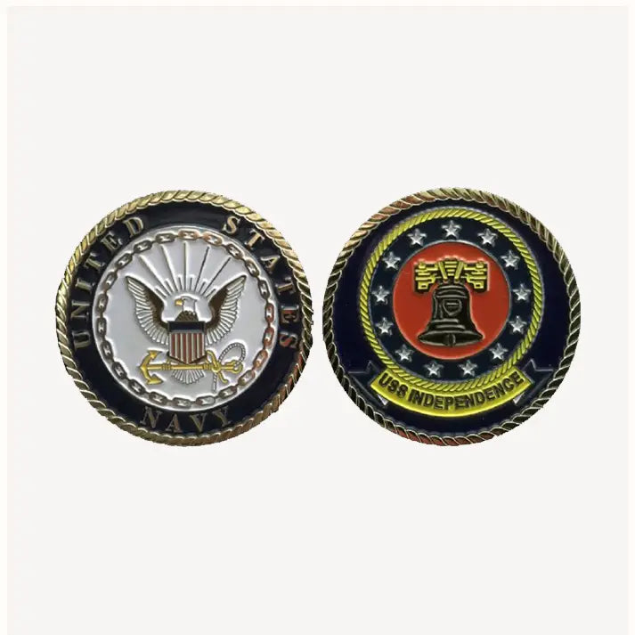 USS Independence CV 62 Challenge Coin (Enlisted Version)