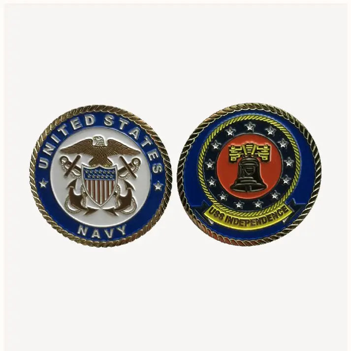 USS Independence CV 62 Challenge Coin (Officer Version)