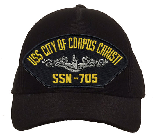 USS City of Corpus Christi SSN-705 Silver Dolphins Cap