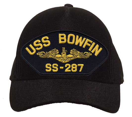 USS Bowfin SS-287 Gold Dolphins Cap
