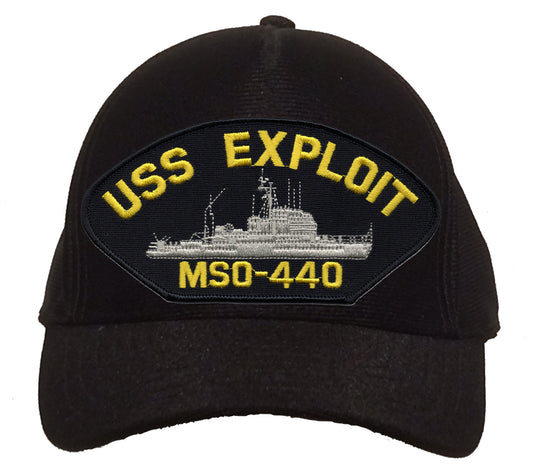 USS Exploit MSO-440 Cap
