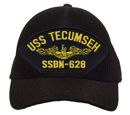 USS Tecumseh SSBN-628 Gold Dolphins Cap