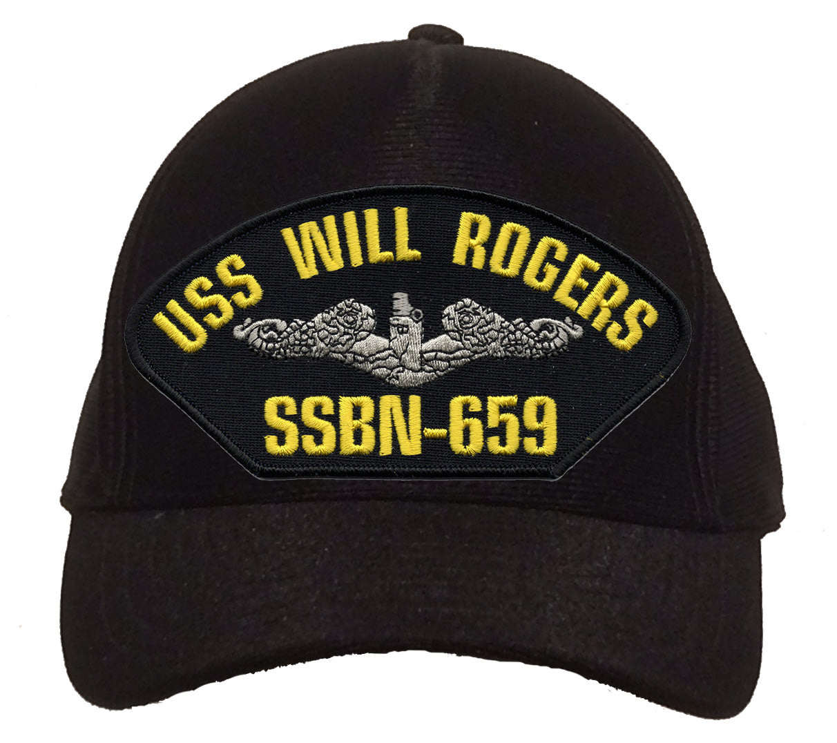 USS Will Rogers SSBN-659 Silver Dolphins Cap