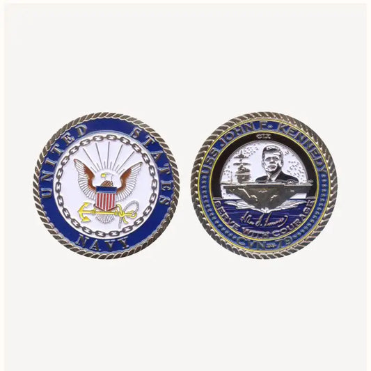USS John F. Kennedy CVN 79 Challenge Coin (Enlisted Version)