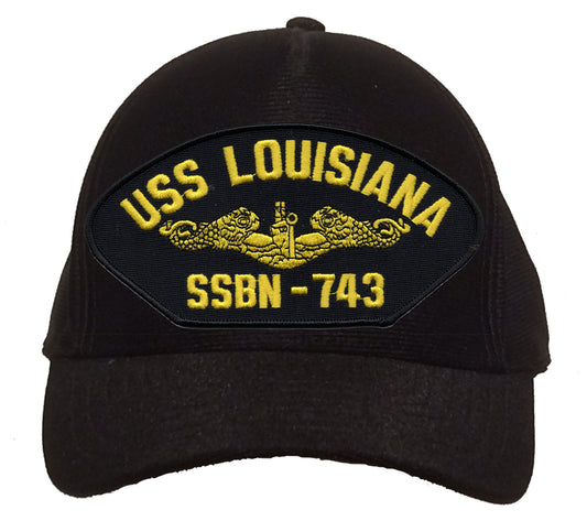 USS Louisiana SSBN-743 Gold Dolphins Cap