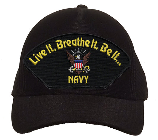 Live it, Breath it, Be it...Navy Cap