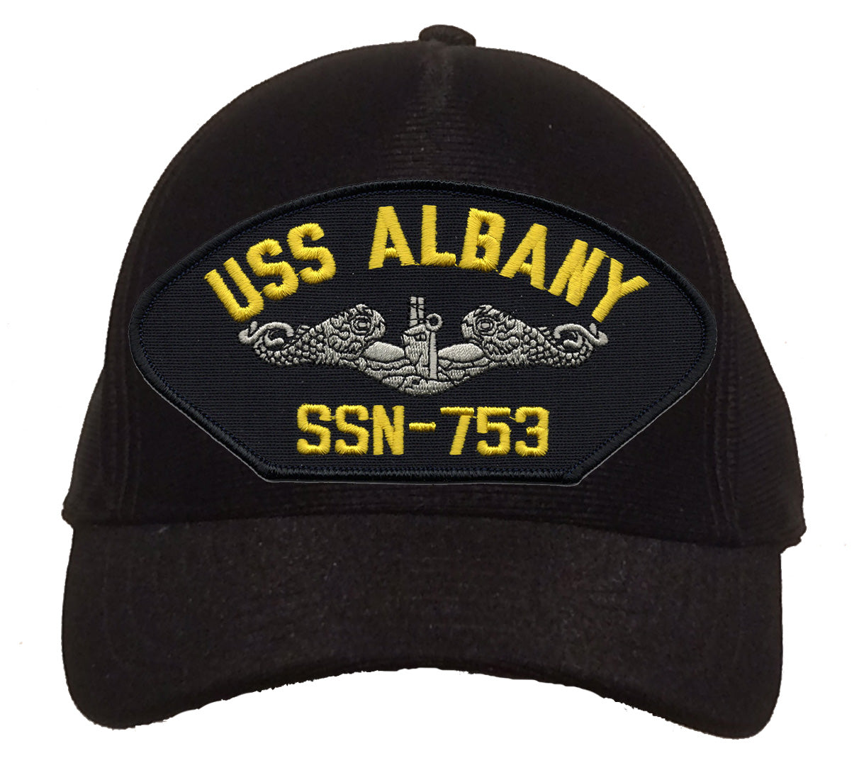 USS Albany SSN-753 Silver Dolphin Cap