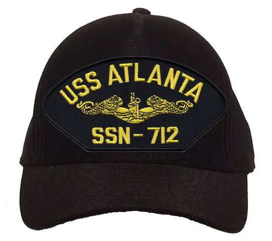 USS Atlanta SSN-712 Gold Dolphins Cap