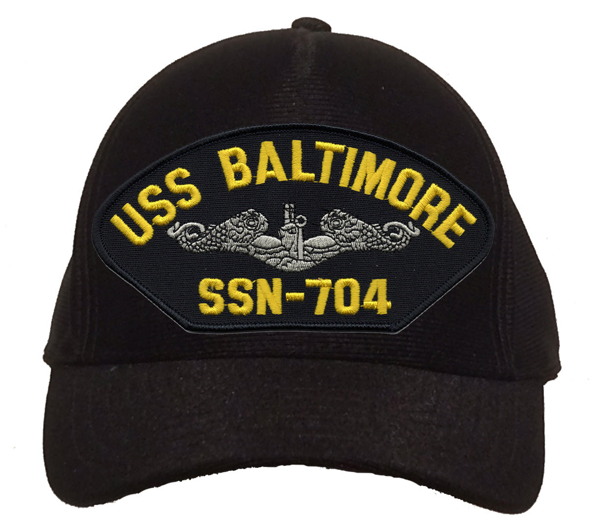 USS Baltimore SSN-704 Silver Dolphins Cap
