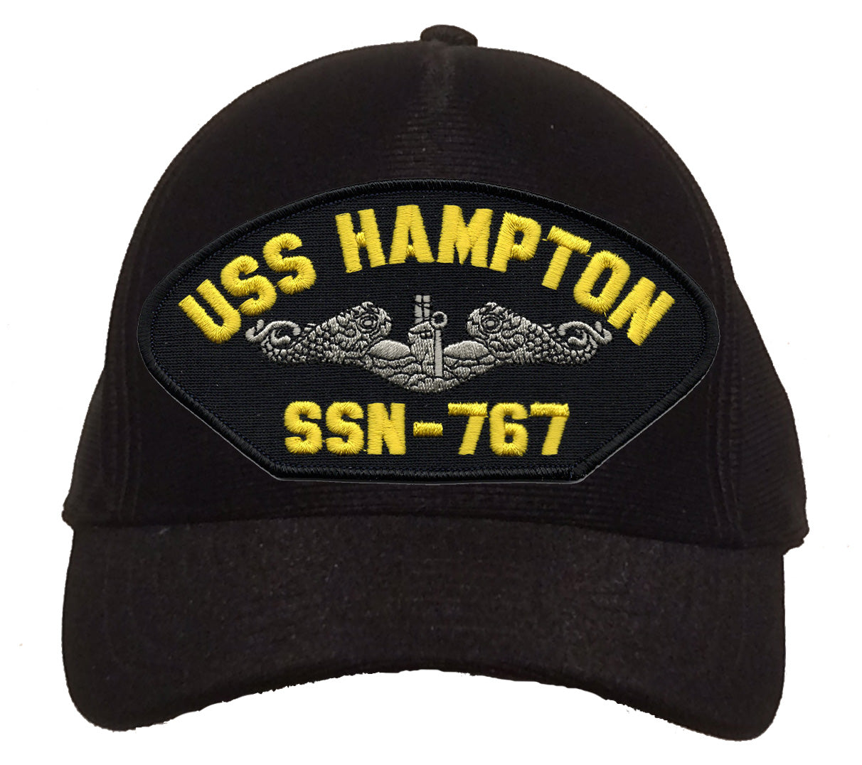 USS Hampton SSN-767 Silver Dolphins Cap