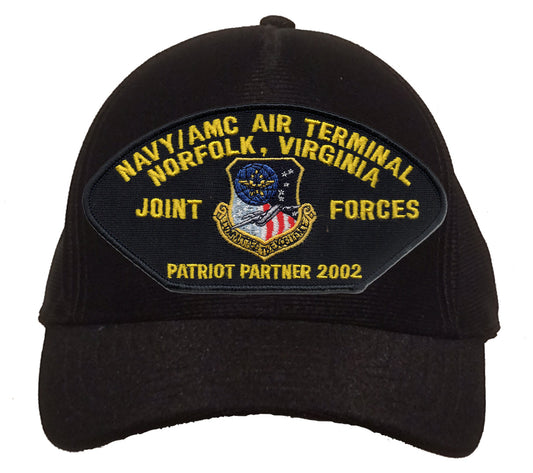 NAVY/AMC Air Terminal Norfolk, VA Joint Forces Patriot Partner 2002 Cap