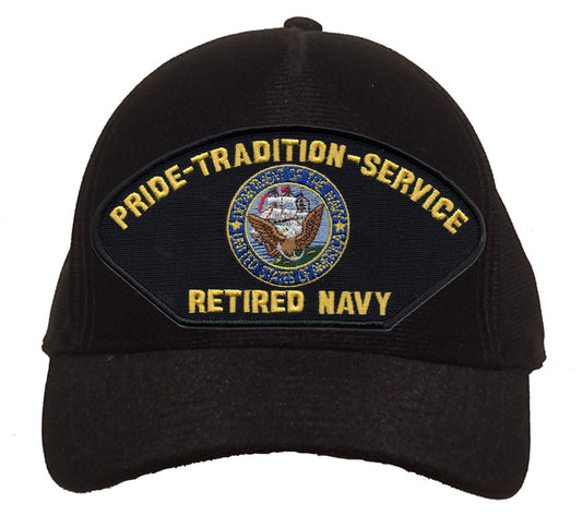 Pride - Tradition - Service Retired Navy Cap