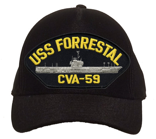 USS Forrestal CVA-59 Cap