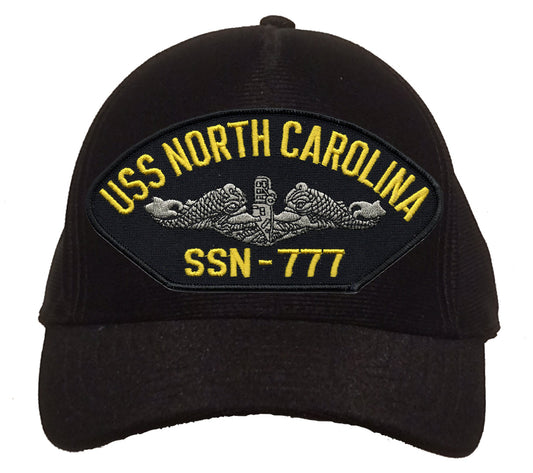 USS North Carolina SSN-777 Silver Dolphins Cap